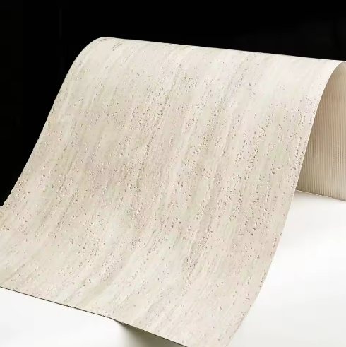 Folha de pedra flexível travertino flexionada